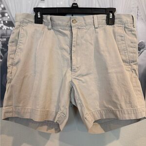 Men's Polo Tan Light Khaki Shorts Size 36